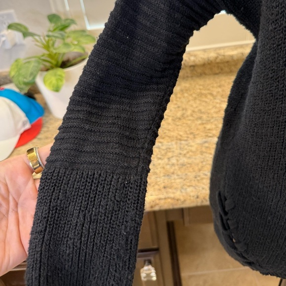 Express black knit sweater 🖤 size small - Picture 3 of 7